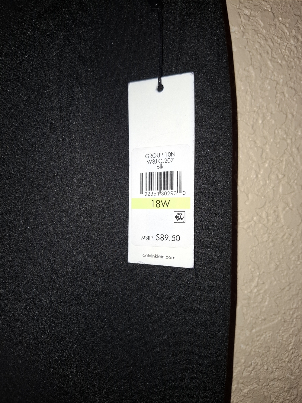 Calvin Klein Womans Black Ruffle Hem Dress Pants 20W 2X - Picture 4 of 8